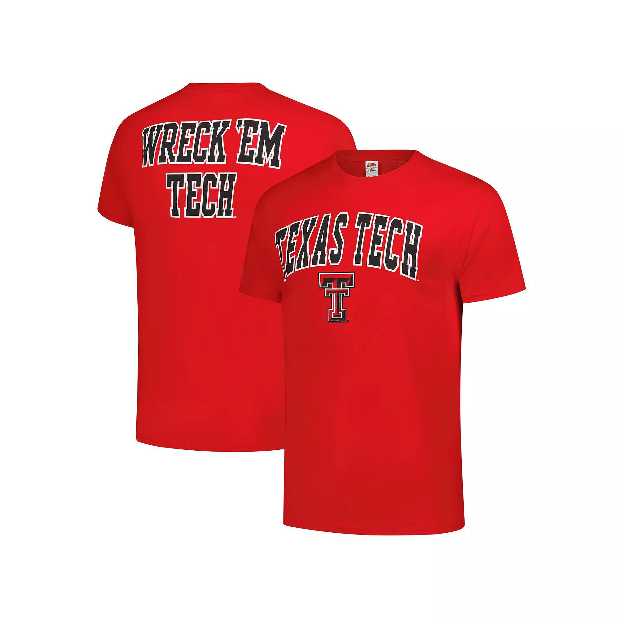 Men's Red Texas Tech Red Raiders Logo T-Shirt, Size: Small Product Image