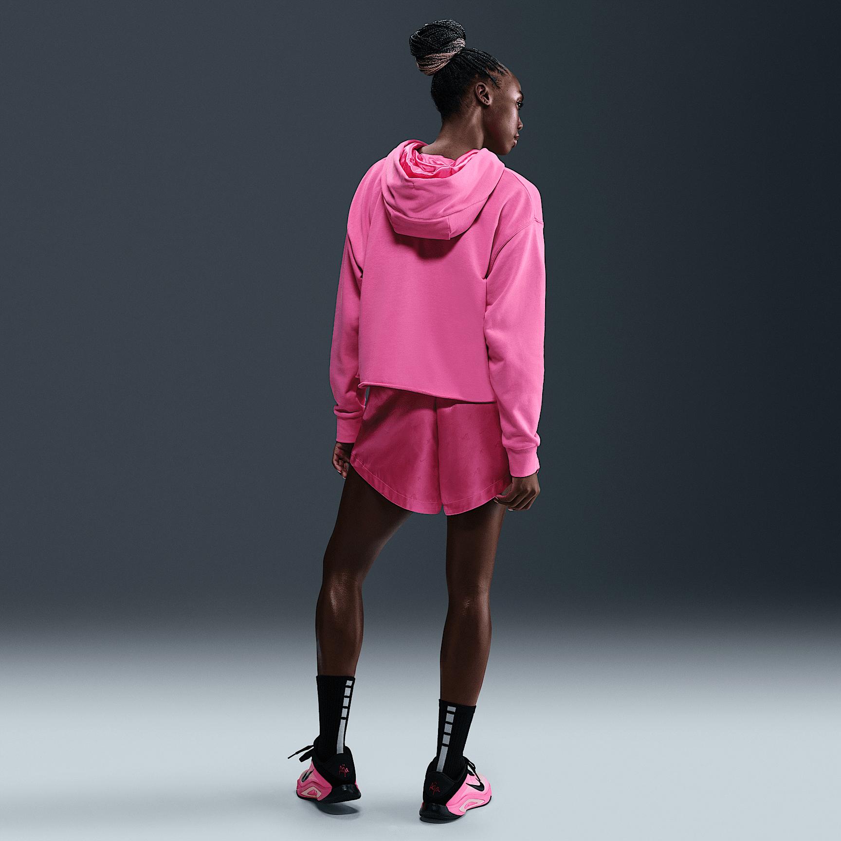 Nike Women's A'ja Wilson Oversized Cropped Basketball Hoodie Product Image
