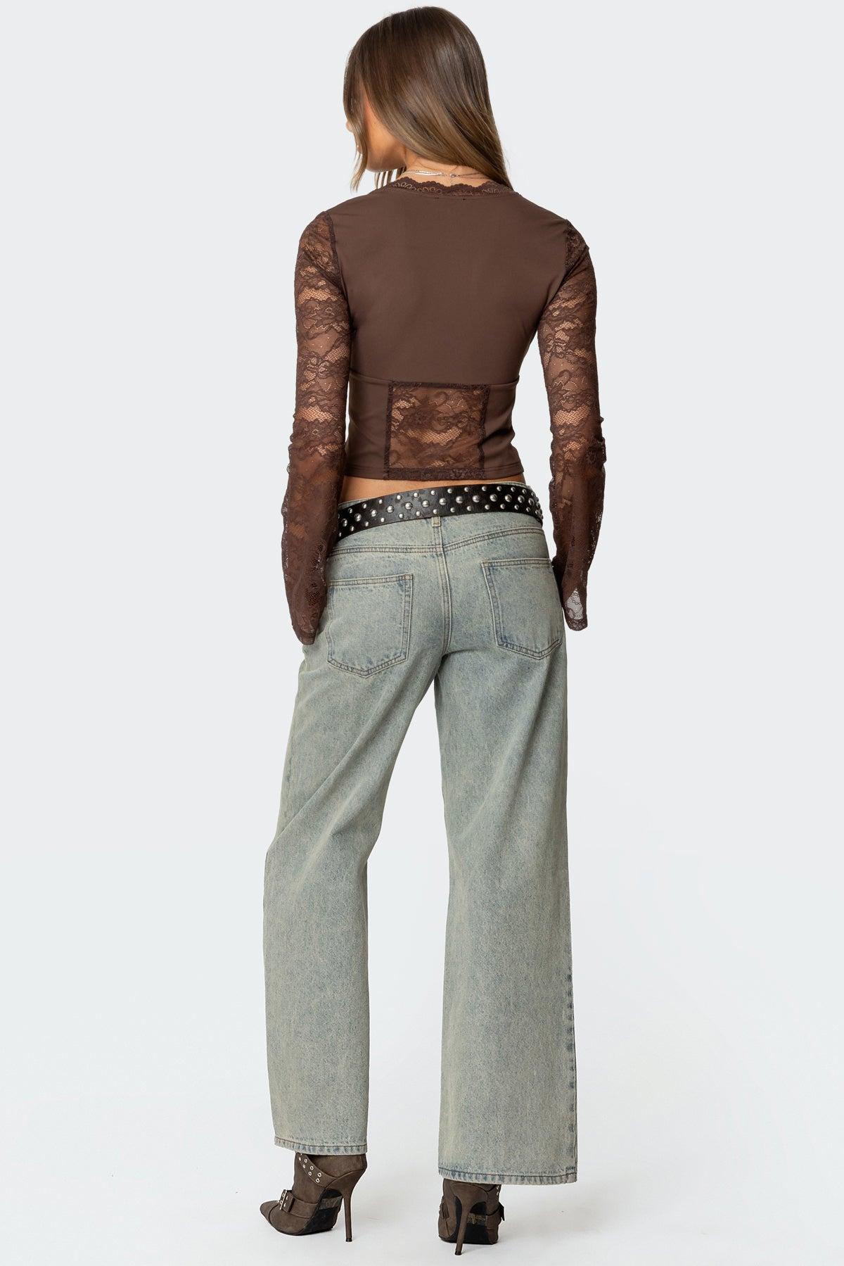 Stephi Lacey Split Front Top Product Image