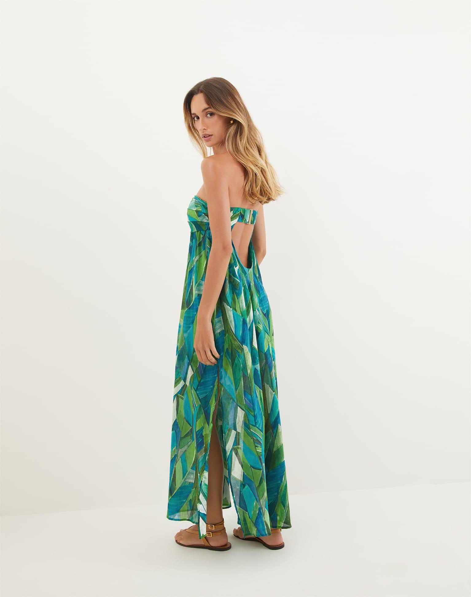 Davina Maxi Dress - Tropics Product Image