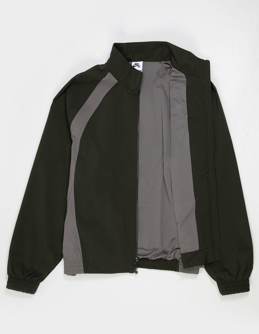 NIKE SB Full Zip Mens Oversized Jacket - DK GREEN Product Image