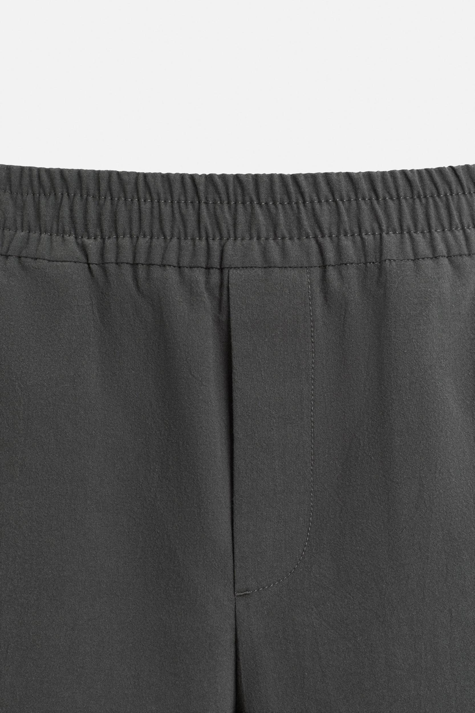 RELAXED FIT COTTON BERMUDA SHORTS Product Image