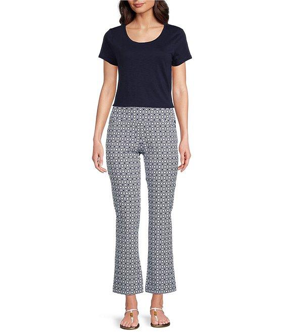 Lilly Pulitzer Etta Knit Scoop Neck Short Sleeve Tee Shirt Product Image