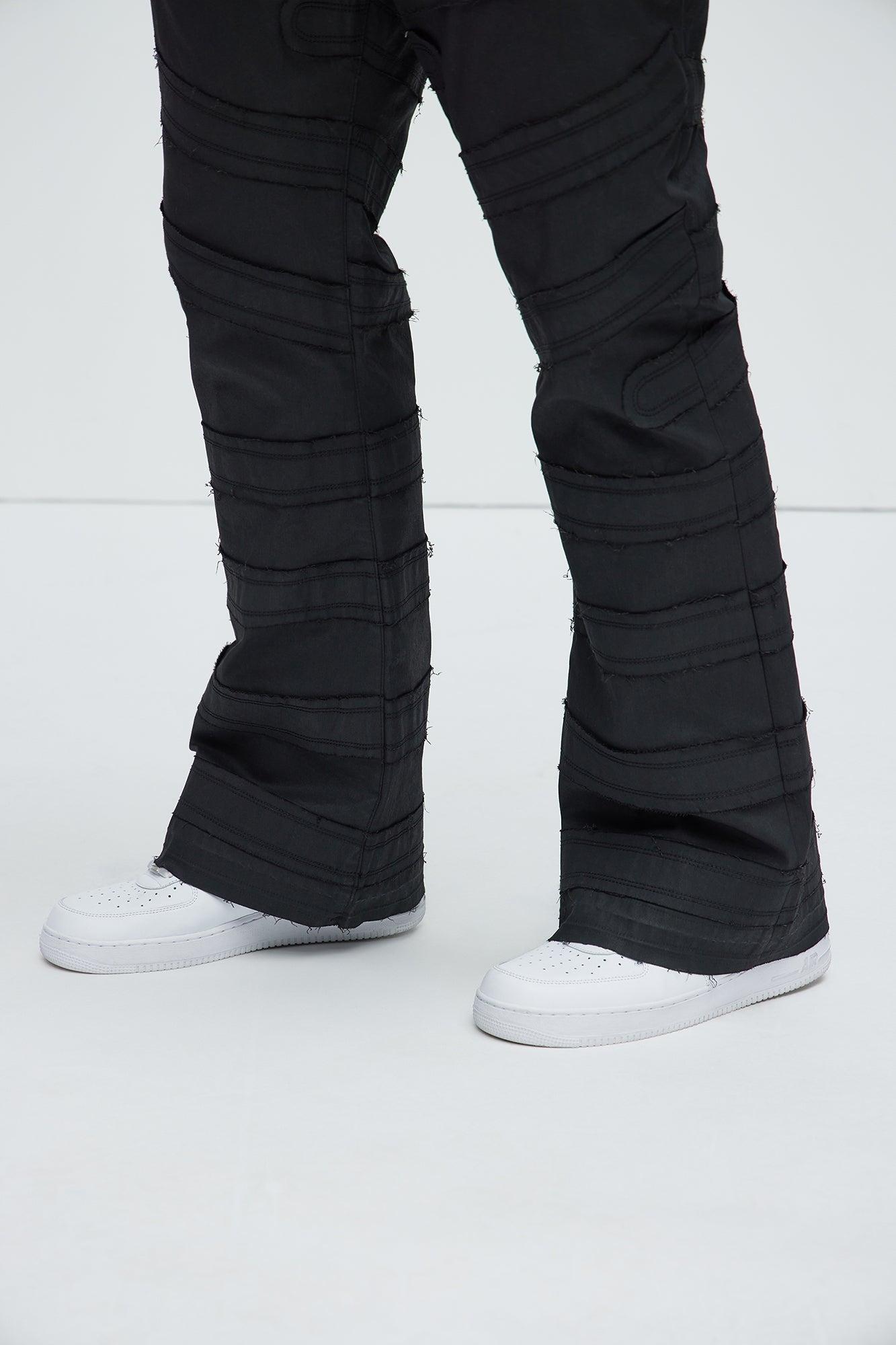 About Fray Stacked Skinny Jeans - Black Product Image