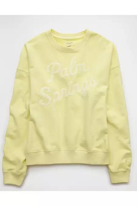 AE Relaxed Fit Destination Graphic Sweatshirt Women's Product Image