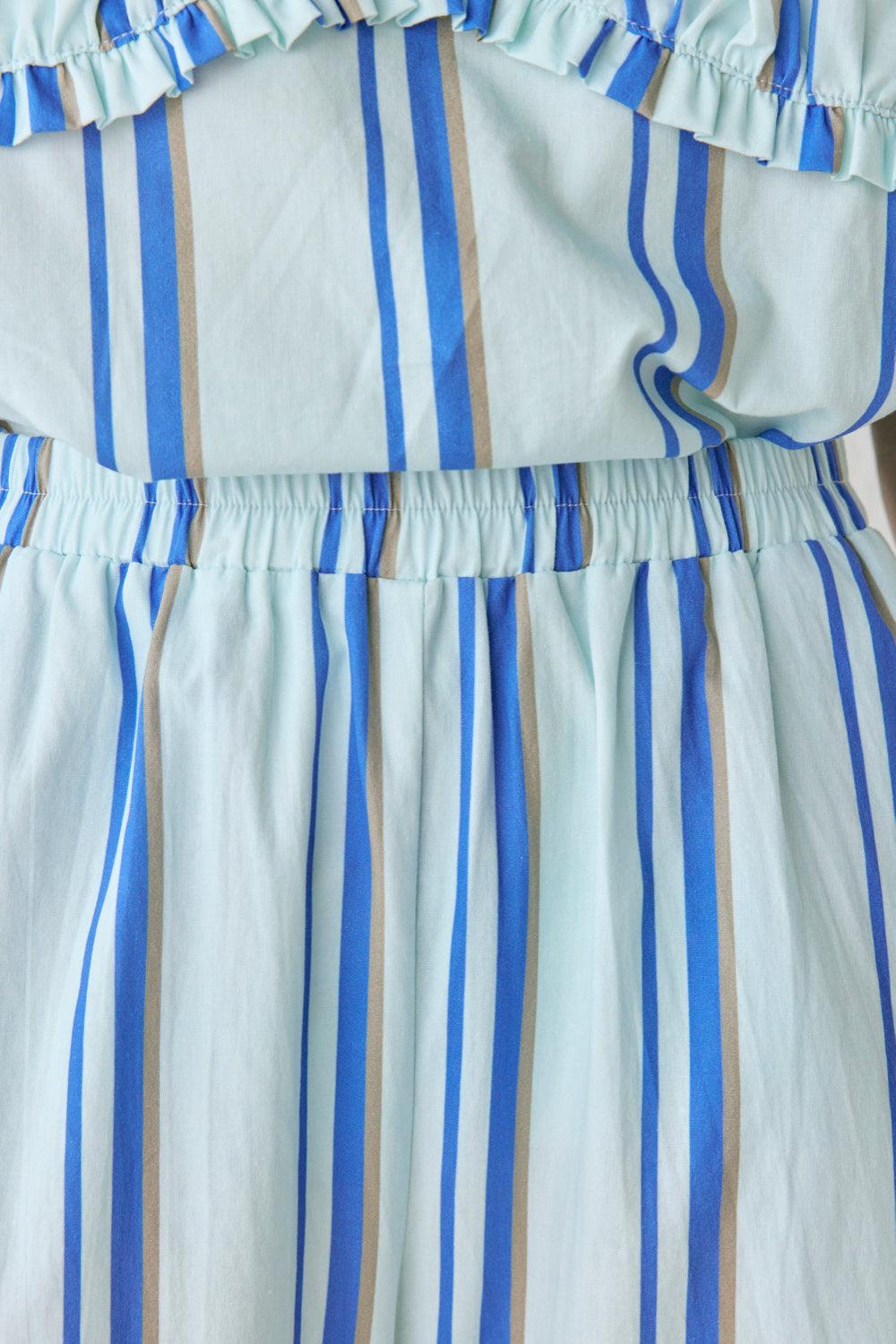 Vita Barrel Pants Blue Stripe Product Image