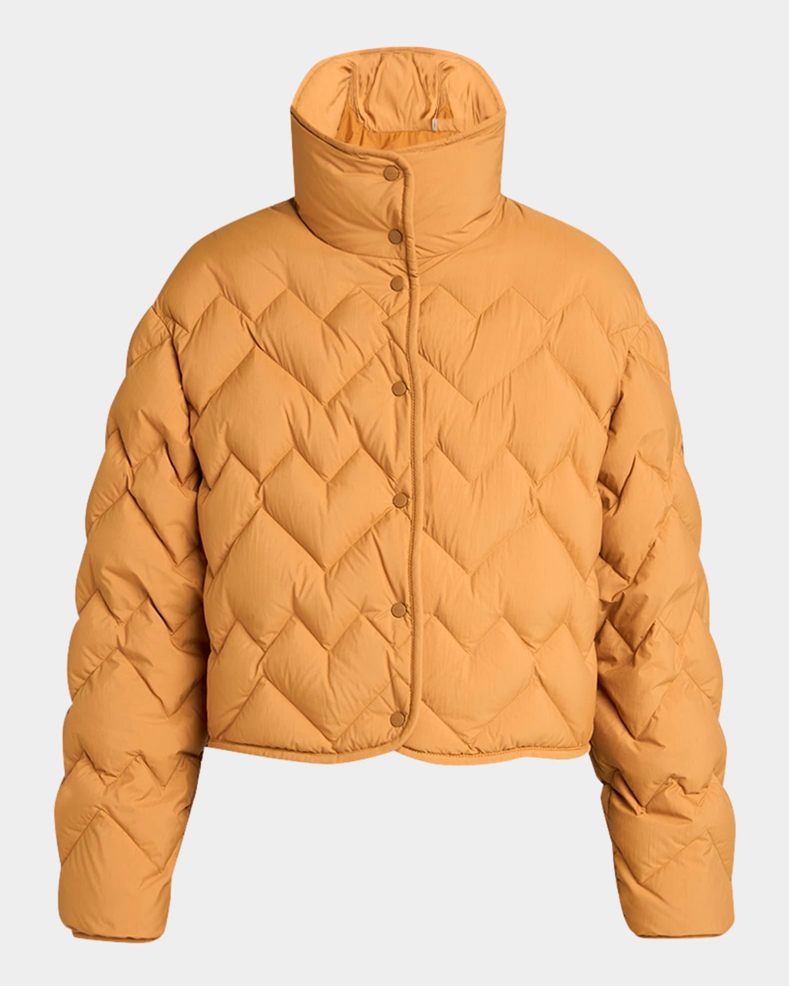 Senevee Chevron-Quilted Short Down Jacket Product Image