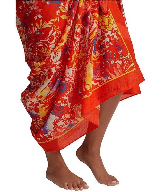 Lauren Ralph Lauren Island Breeze Soft Cotton Pareo Swim Cover-Up Product Image