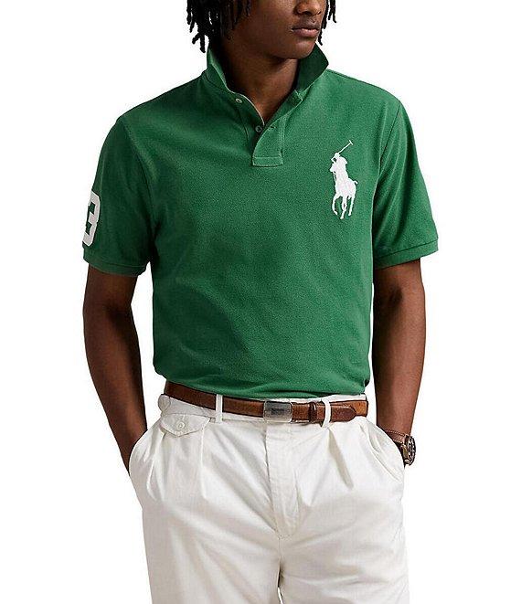Polo Ralph Lauren Classic Fit Big Signature Pony Mesh Short Sleeve Polo Shirt Product Image