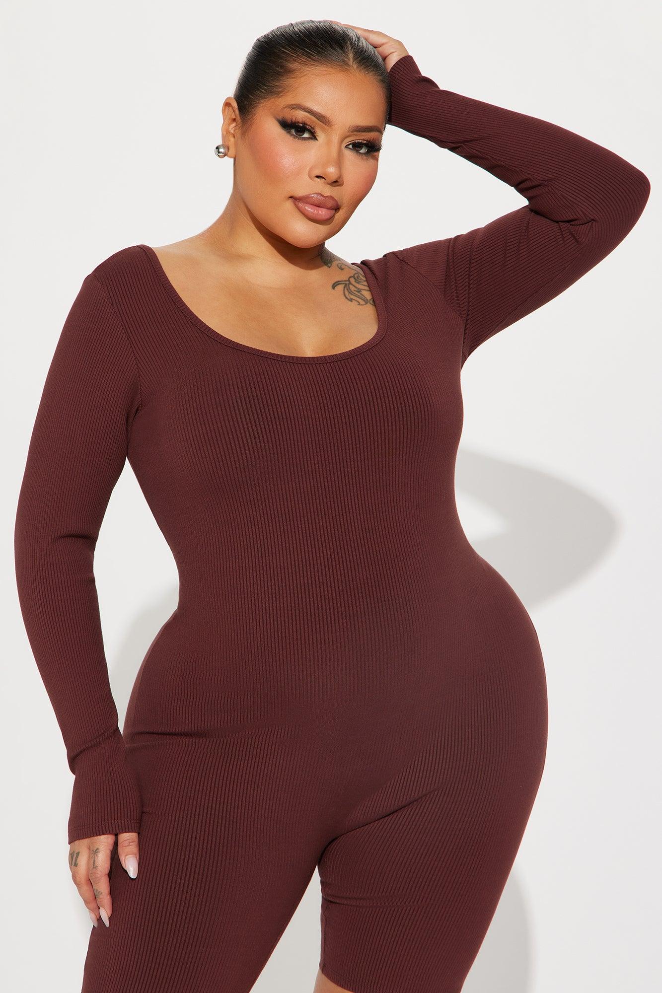 Daisy Snatched Romper - Chestnut Product Image