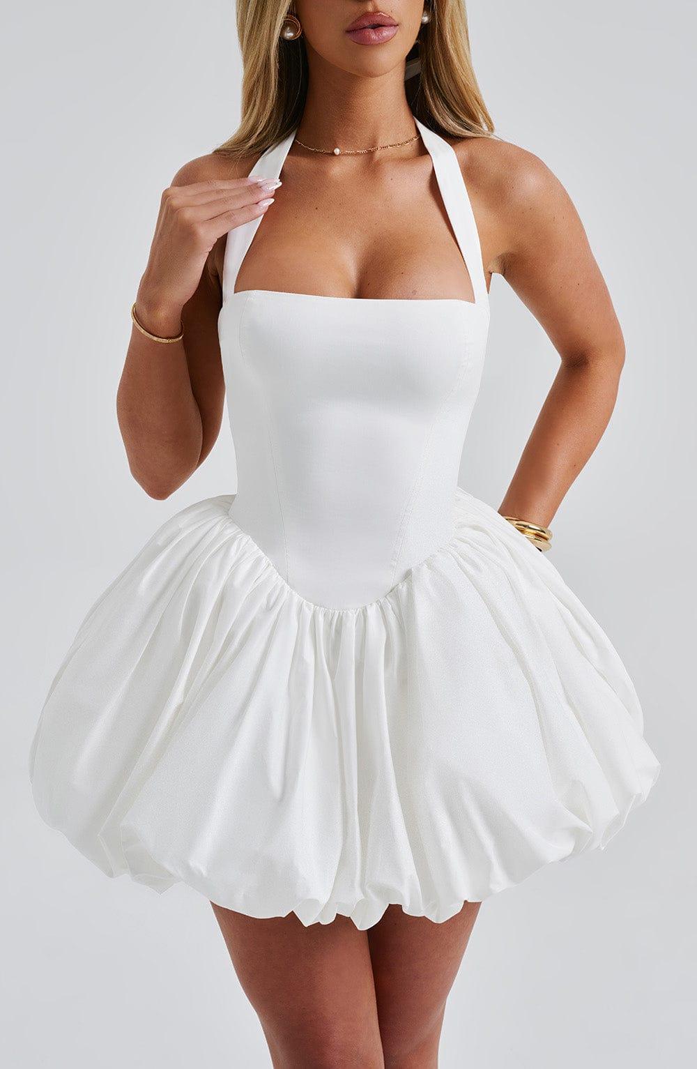 Maricia Mini Dress - Ivory Product Image