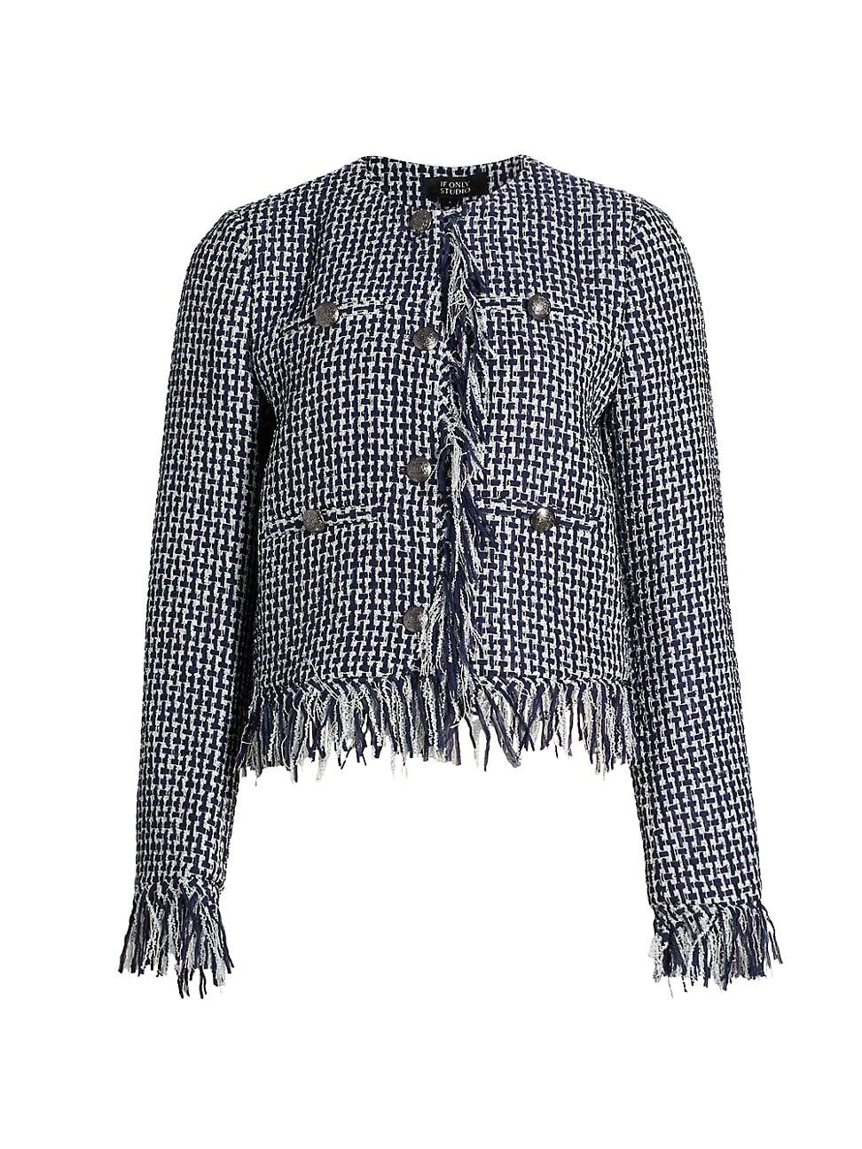 Womens Tweed Boucl Jacket Product Image