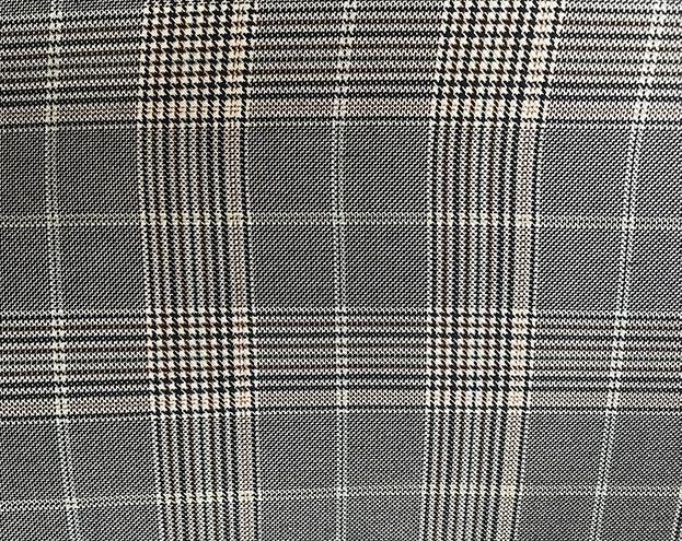 Renaissance Collection - Regular Fit Glen Plaid 3 Piece Suit Gray Product Image