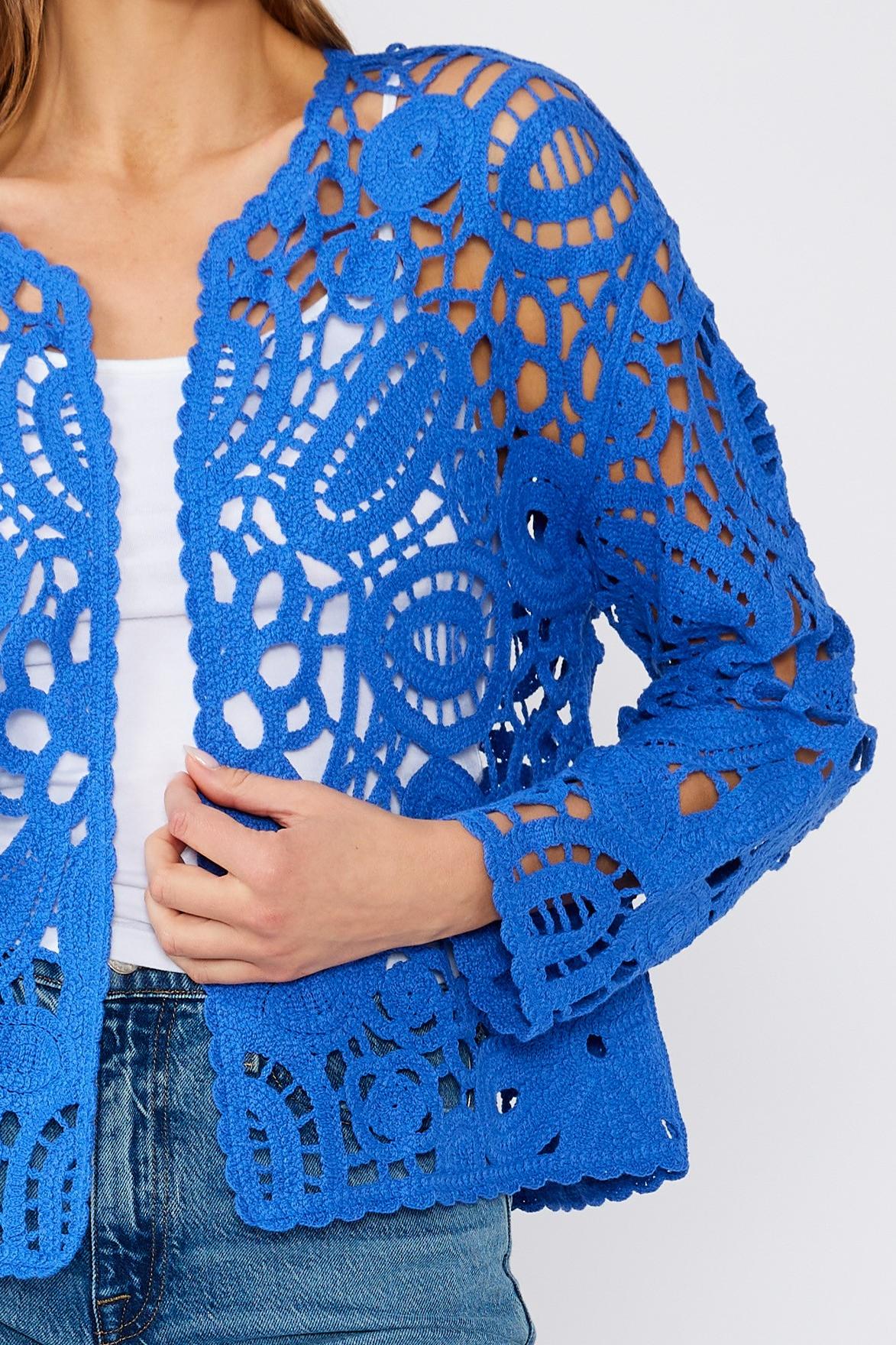 Crochet Wrap Top Product Image