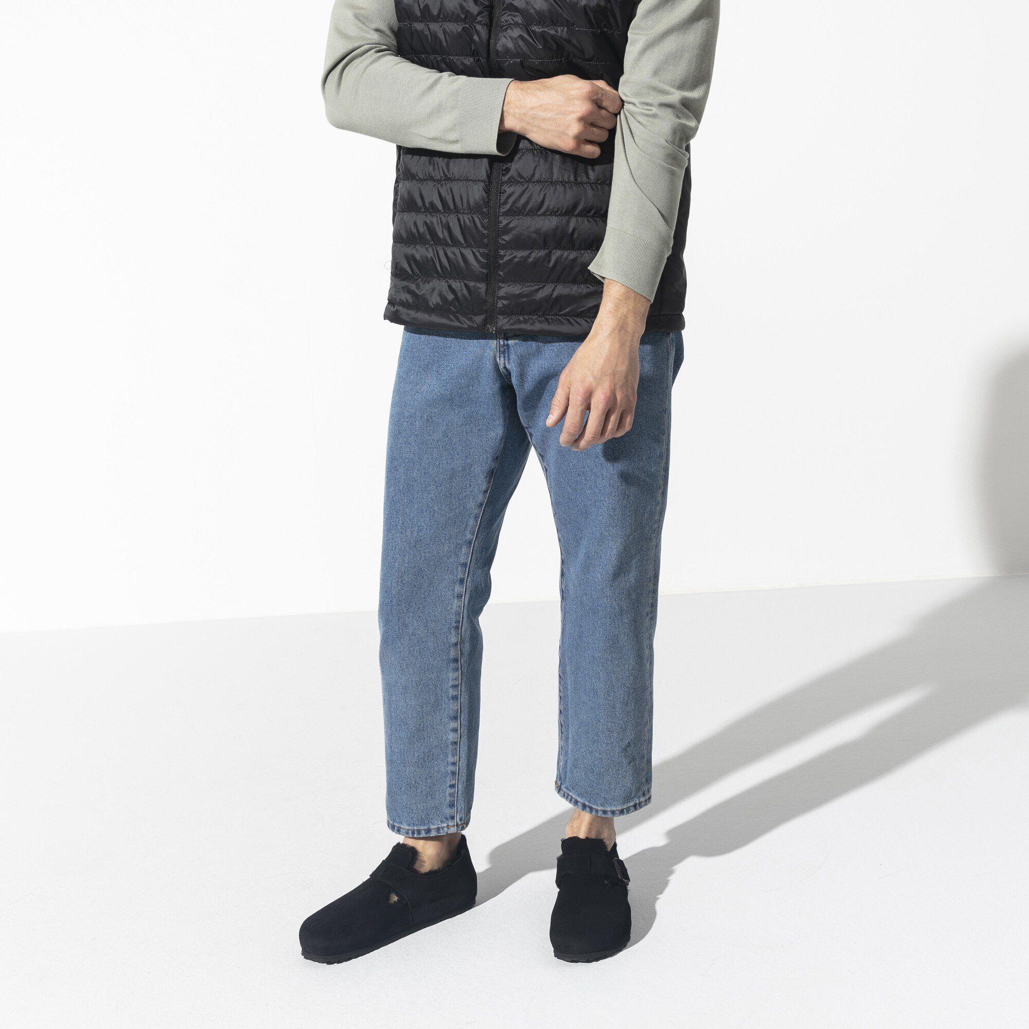 London Shearling Suede Leather Product Image