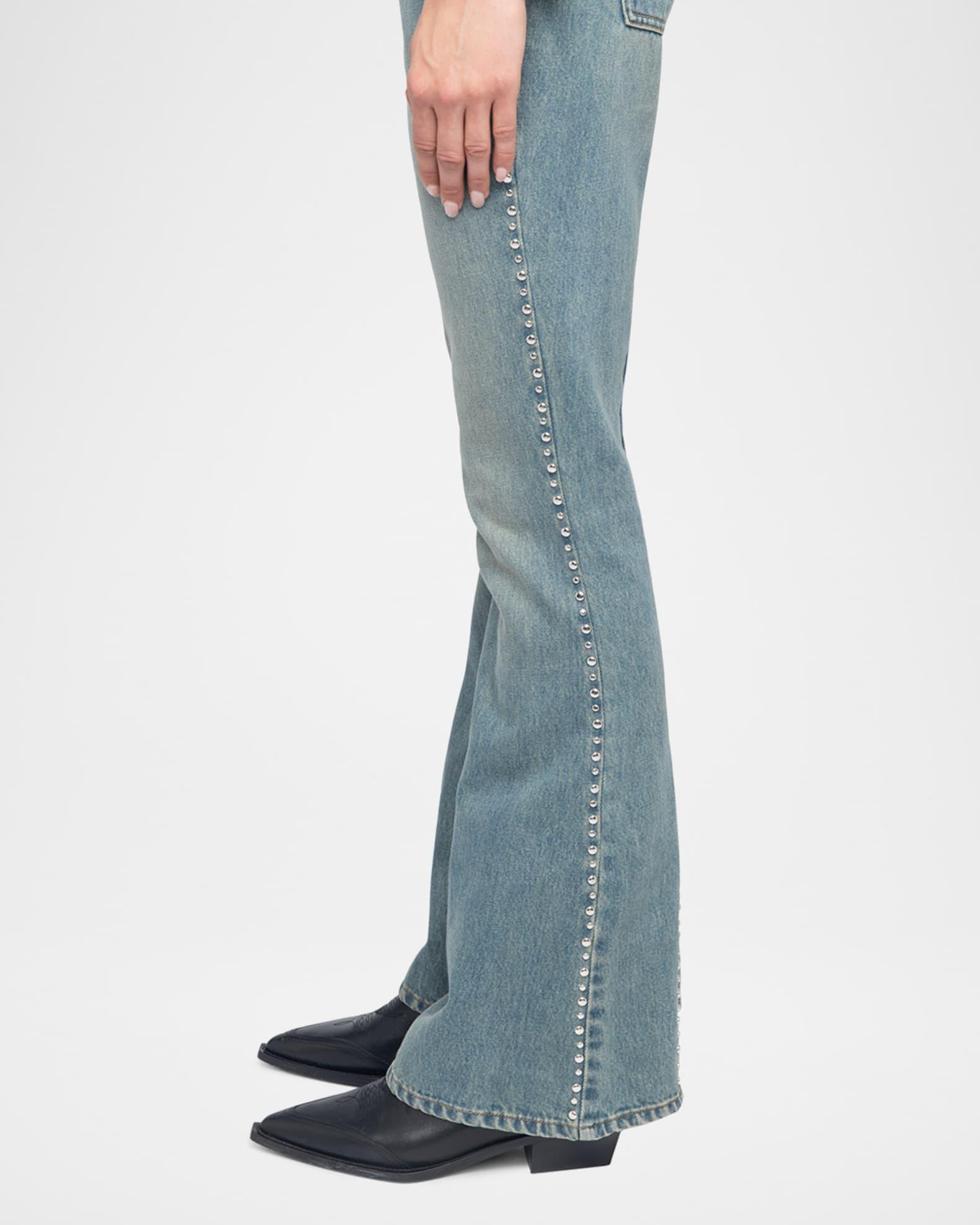 Eclip Studded Bootcut Jeans Product Image