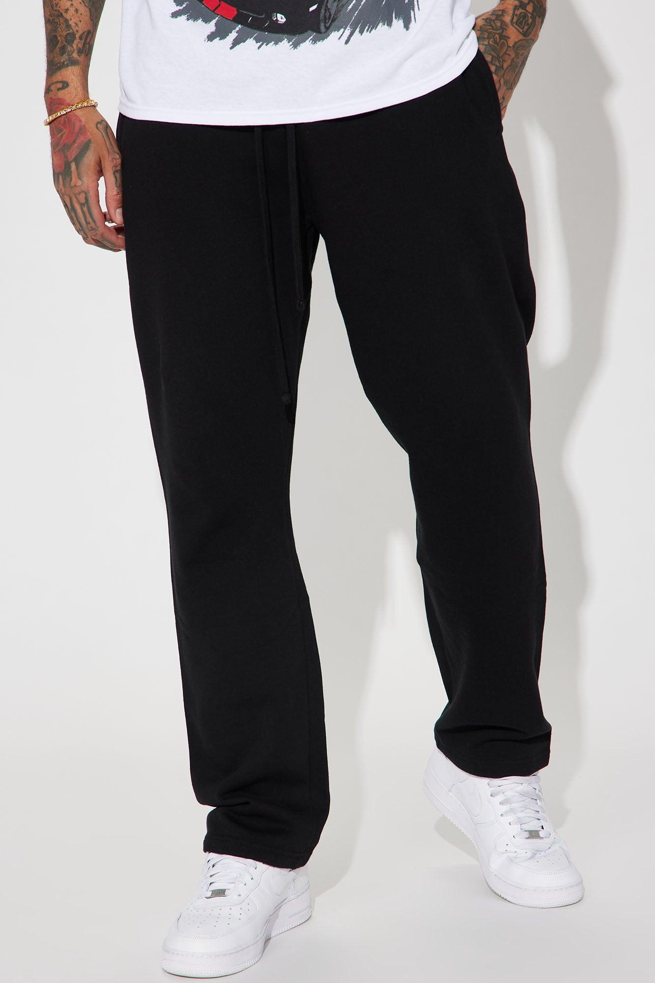 Tyson Straight Sweatpant - Black Product Image