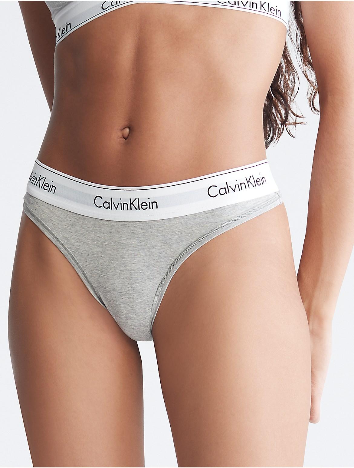 Calvin Klein Womens Icon Cotton Modal Thong Product Image