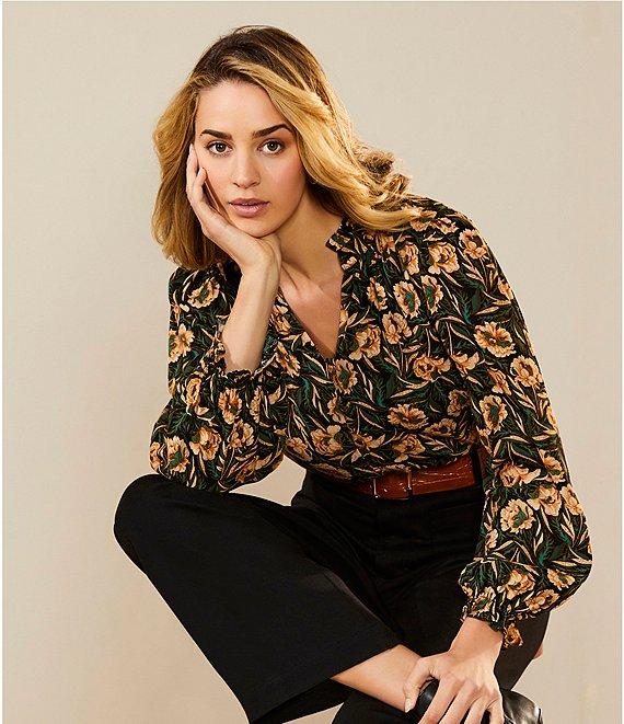 Gibson & Latimer High Rise Wide Leg Front Pocket Ponte Pants Product Image