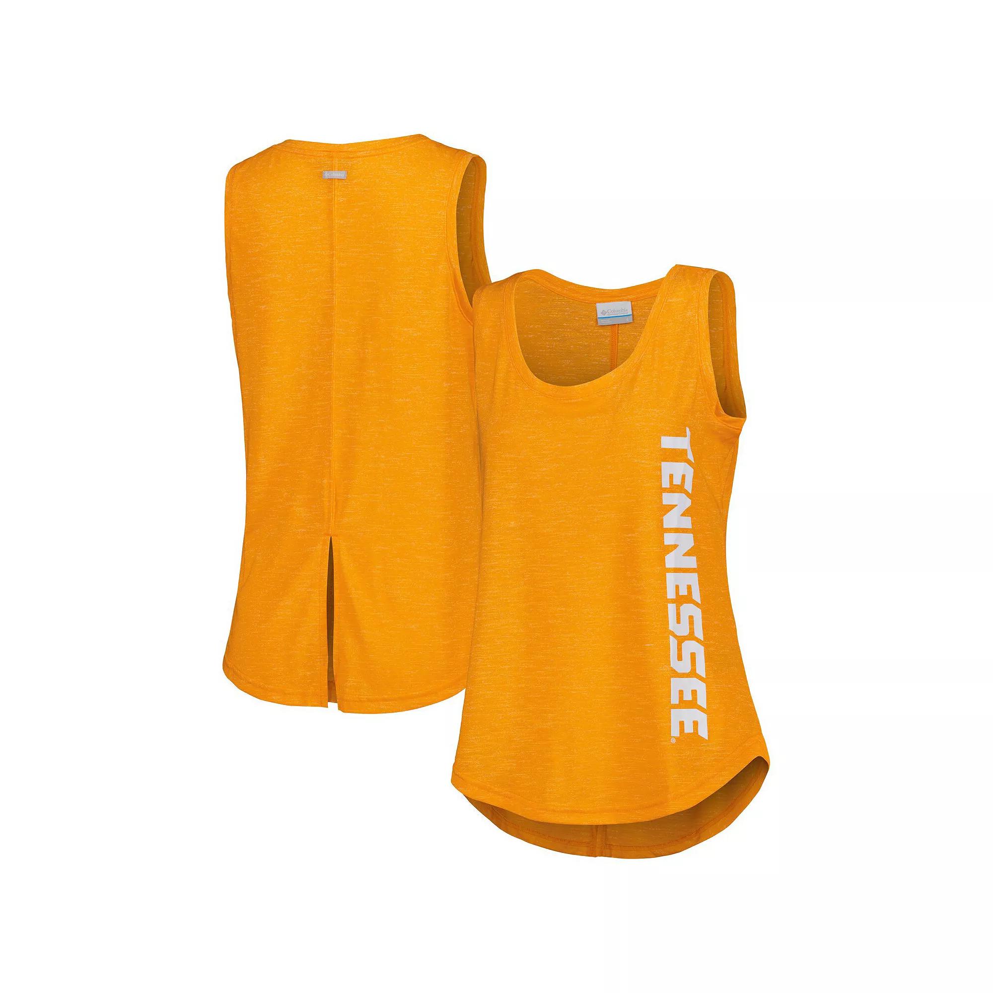 Women's Columbia  Tennessee Orange Tennessee Volunteers Cades Cape Omni-Wick Tri-Blend Tank Top, Size: Medium Product Image