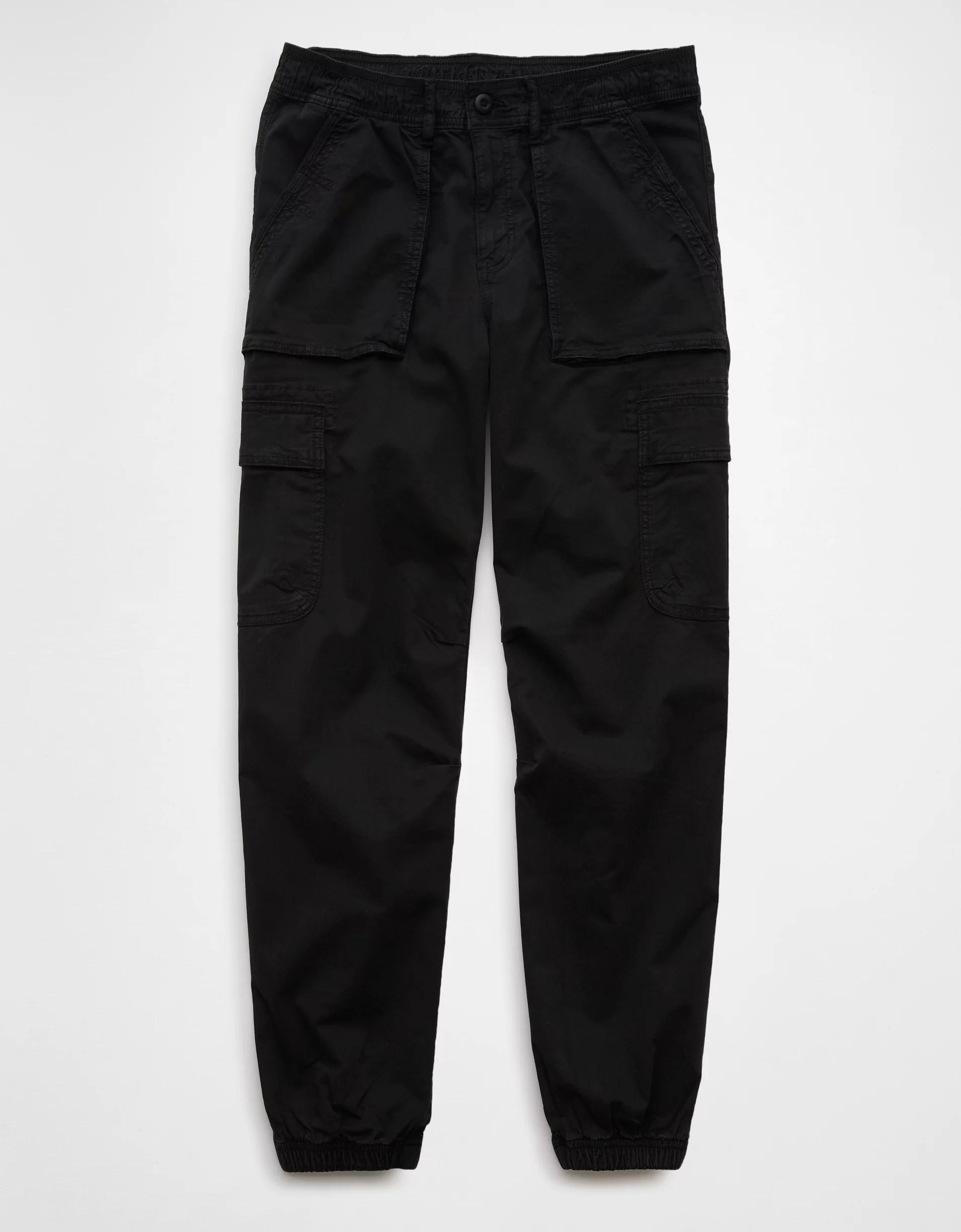 AE Stretch High-Waisted Baggy Cargo Jogger Product Image