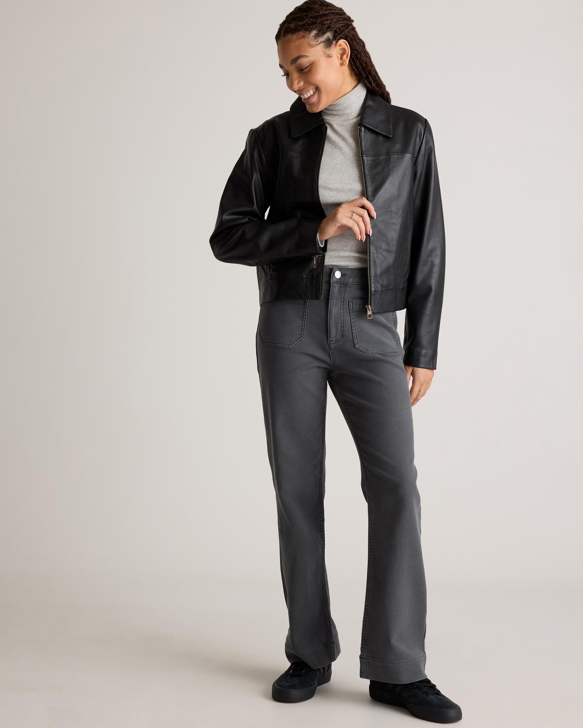 Quince | Women's French Terry Wide Leg Pants Cotton Product Image