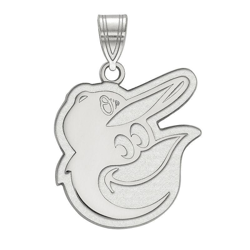 LogoArt Sterling Silver Baltimore Orioles Large Pendant, Women's, Size: 20MM Product Image