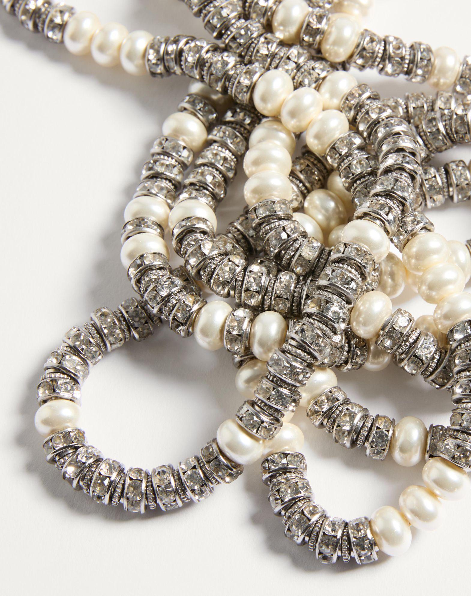 Coeur Royal Necklace In Metal, Enamel, Pearls And Crystals  Product Image