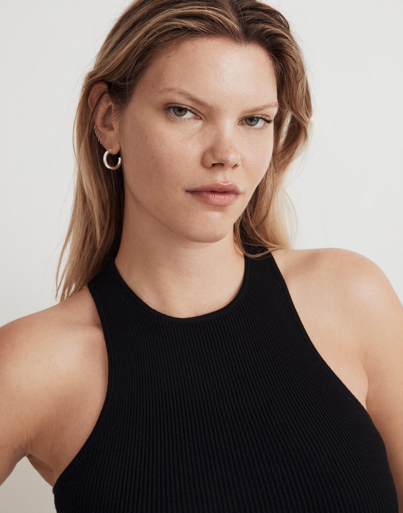 The Signature Knit  Cutaway Sweater Tank Product Image