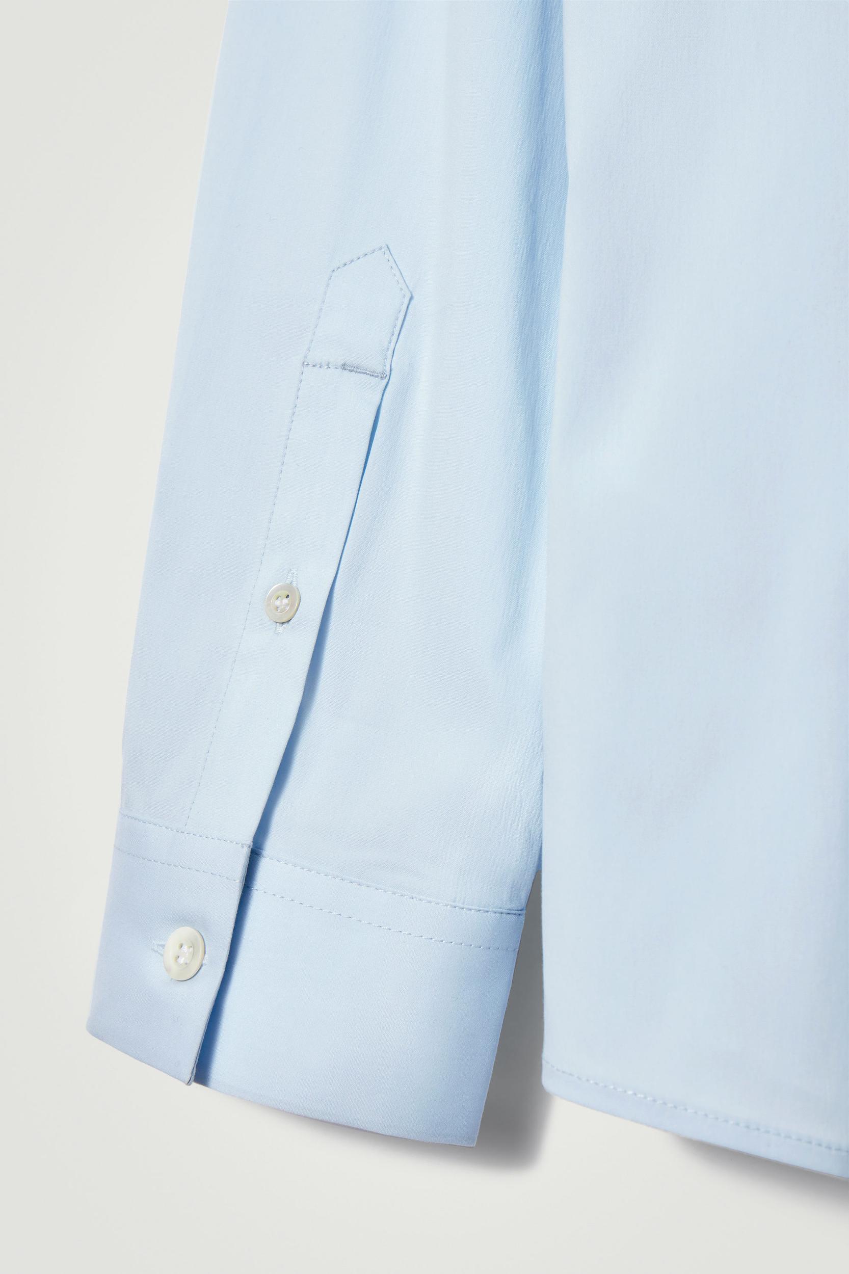 SLIM TAILORED POPLIN SHIRT Product Image