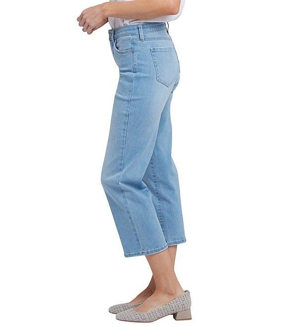 NYDJ Relax Piper Mid Rise Slim Fit Stretch Denim Crop Jeans Product Image