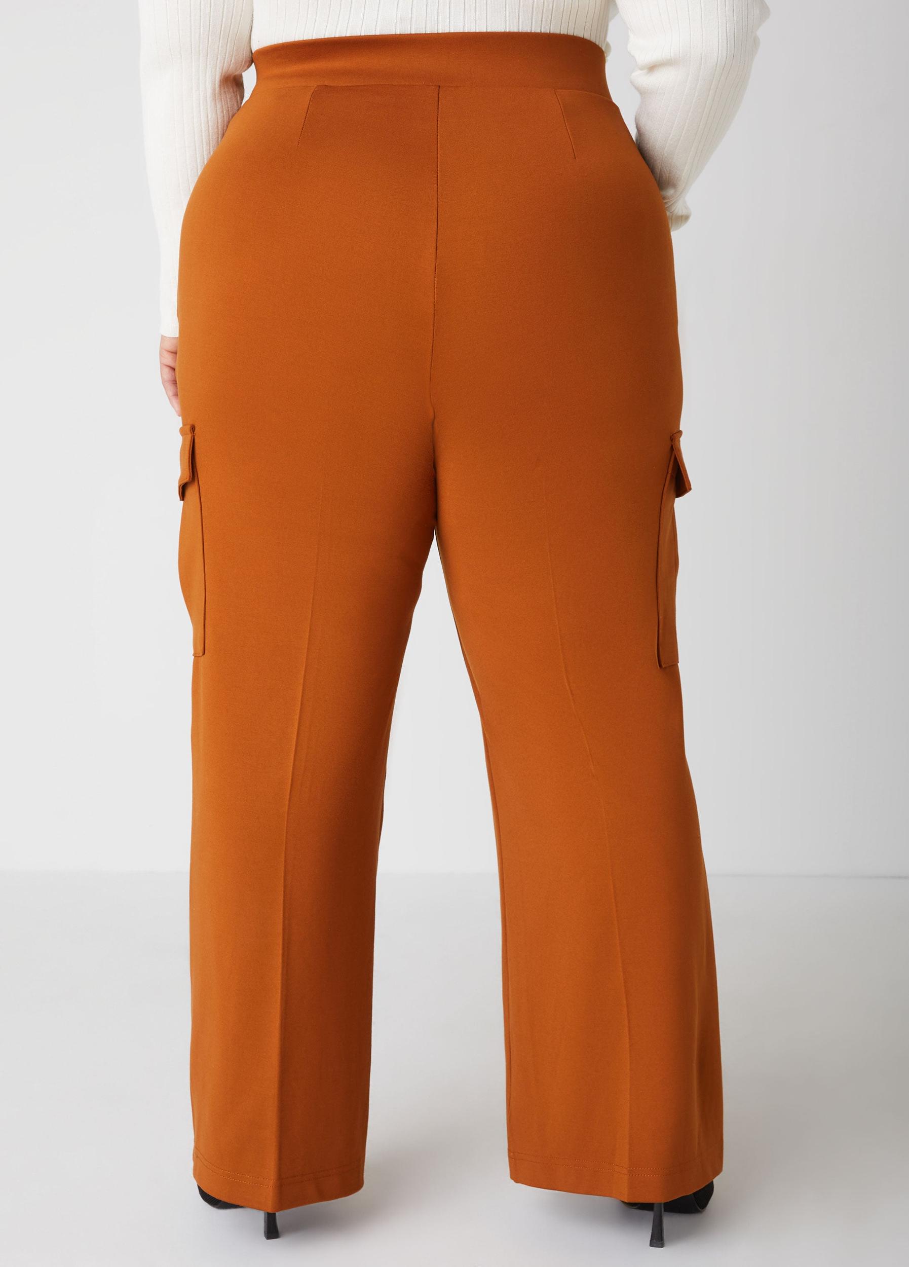 Ponte Straight Leg Cargo Pants Product Image