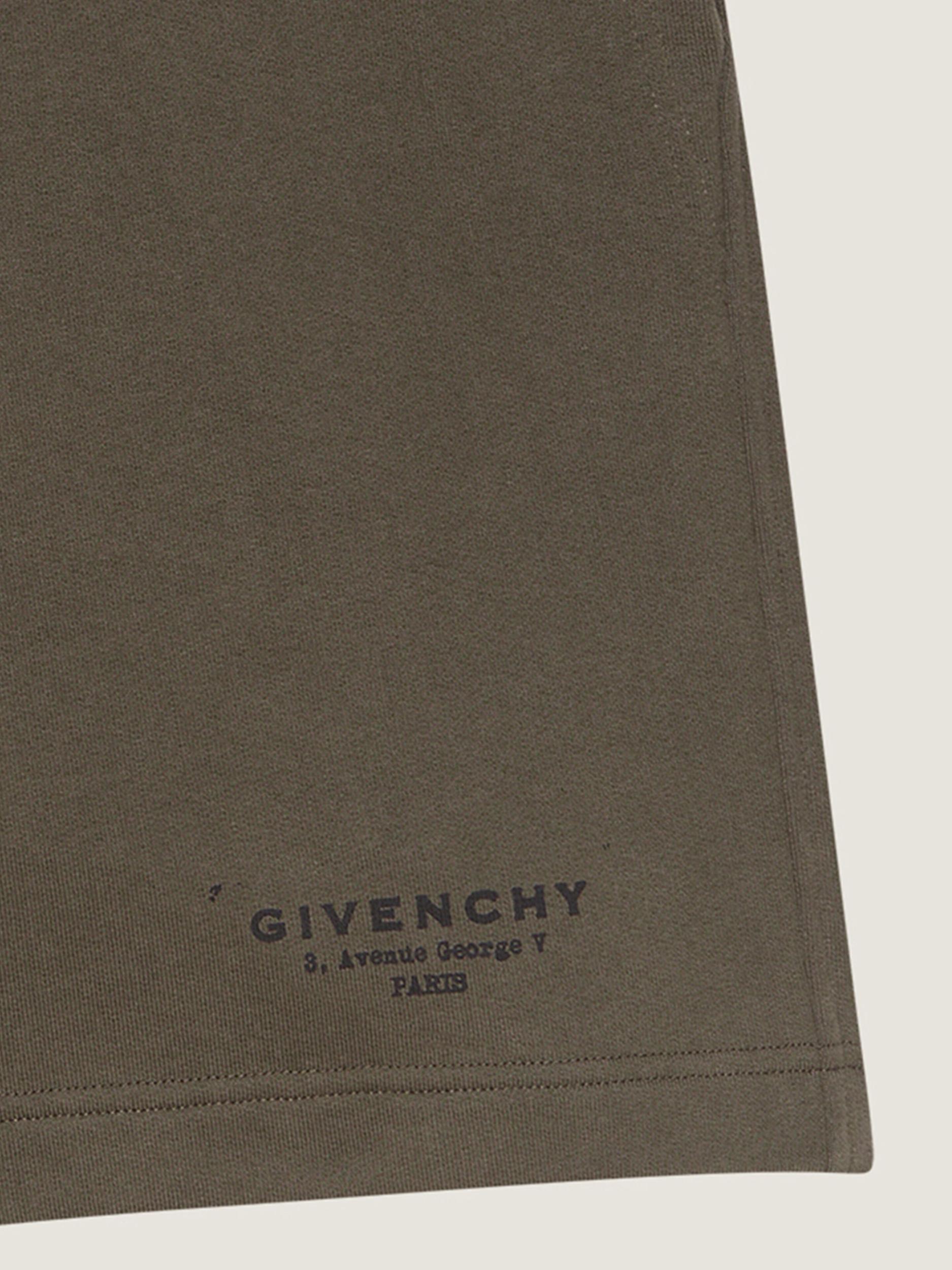 Bermuda shorts in fleece with GIVENCHY Stamp print Product Image