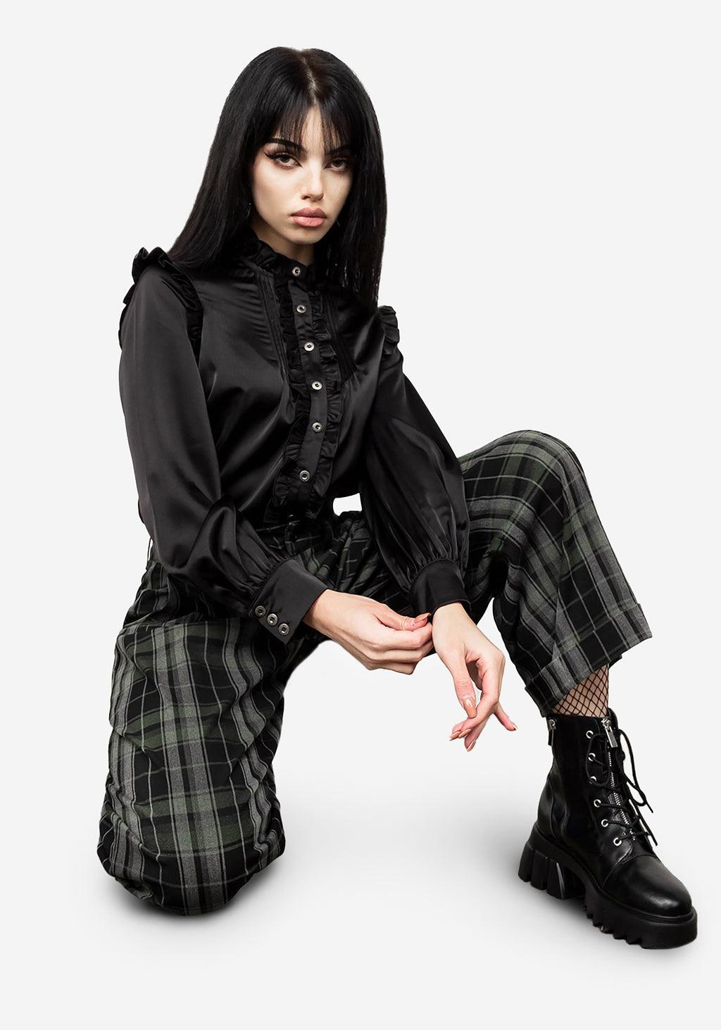 Bittersweet Check Pants Product Image