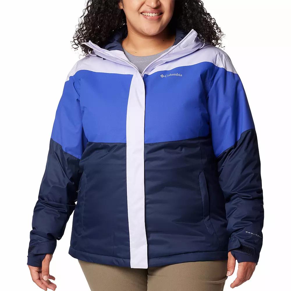 Plus Size Columbia Tipton Peak III Insulated Jacket, Women's, Size: 2XL, Snowdrift Product Image