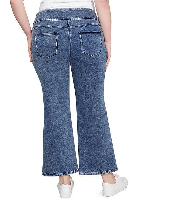 Ruby Rd. Plus Size Stretch Pull-On Ankle Jeans Product Image