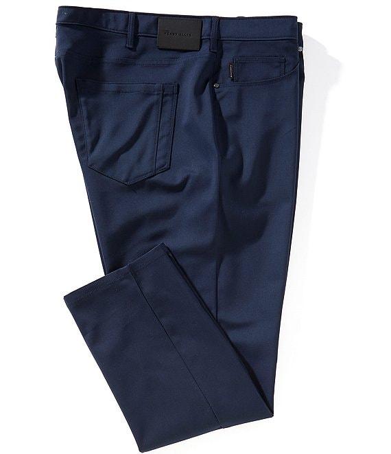 Perry Ellis Slim Fit Stretch 5-Pocket Pants Product Image
