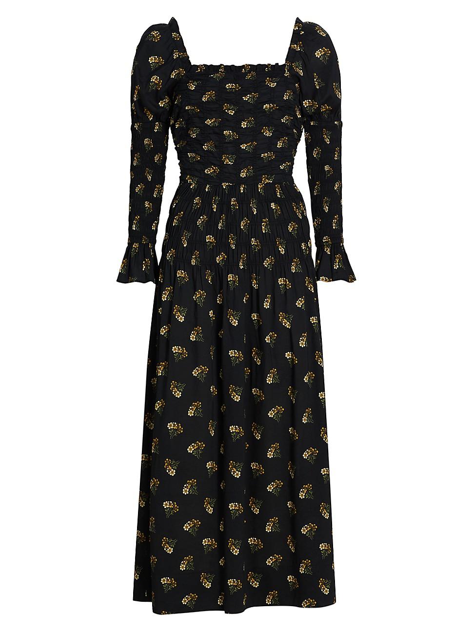 Womens Wilmina Floral Smocked Maxi-Dress Product Image