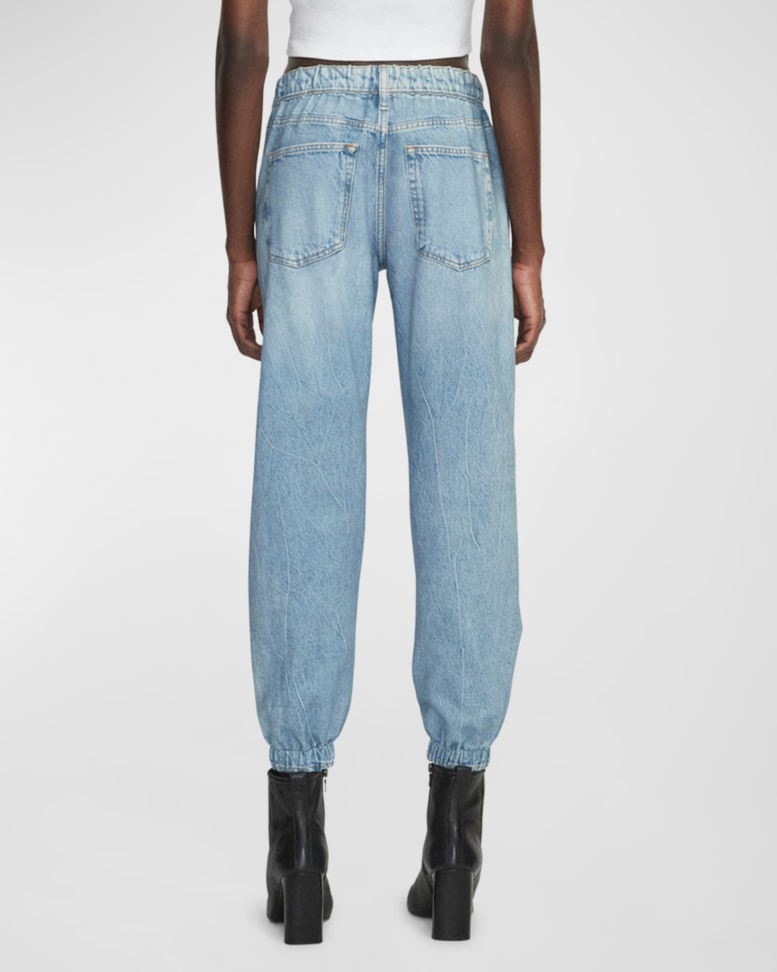 Miramar Cotton-Terry Crop Joggers Product Image