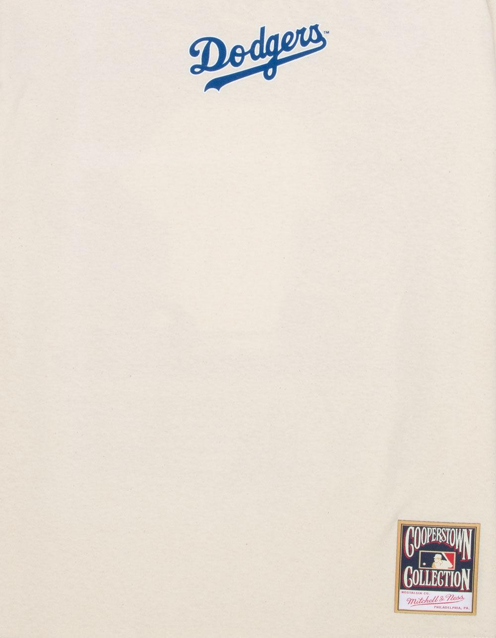 MITCHELL & NESS Los Angeles Dodgers Locker Room Mens Tee - CREAM Product Image