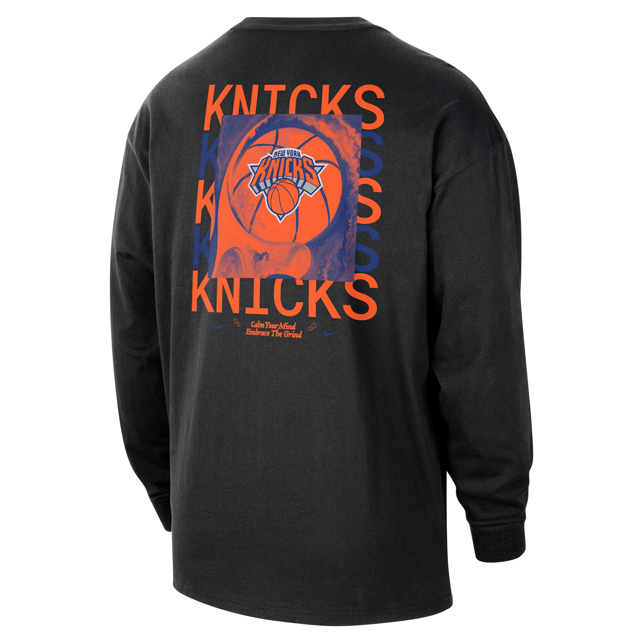 Boston Celtics Courtside Nike Mens NBA Max90 Long-Sleeve T-Shirt | HQ0657-010 Product Image