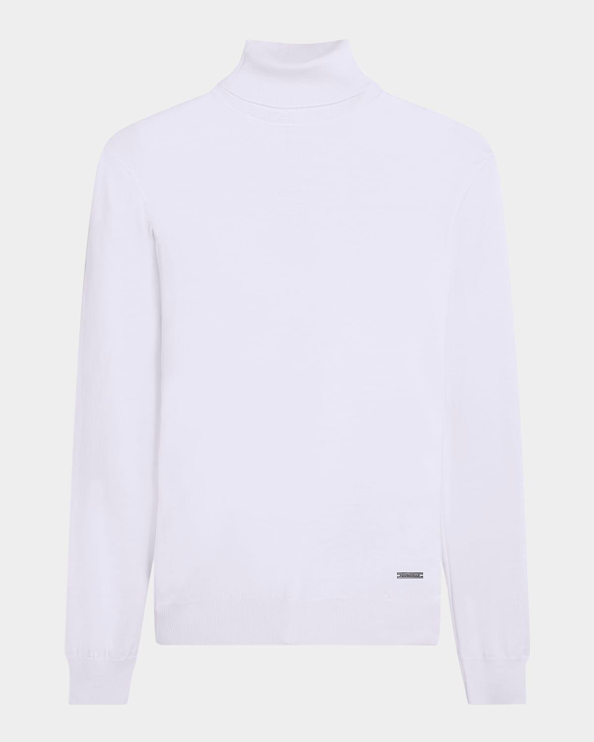 Mens Wool Turtleneck Sweater Product Image