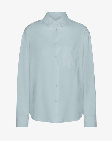 Organic Oversized Shirt - Oyster Grey Product Image
