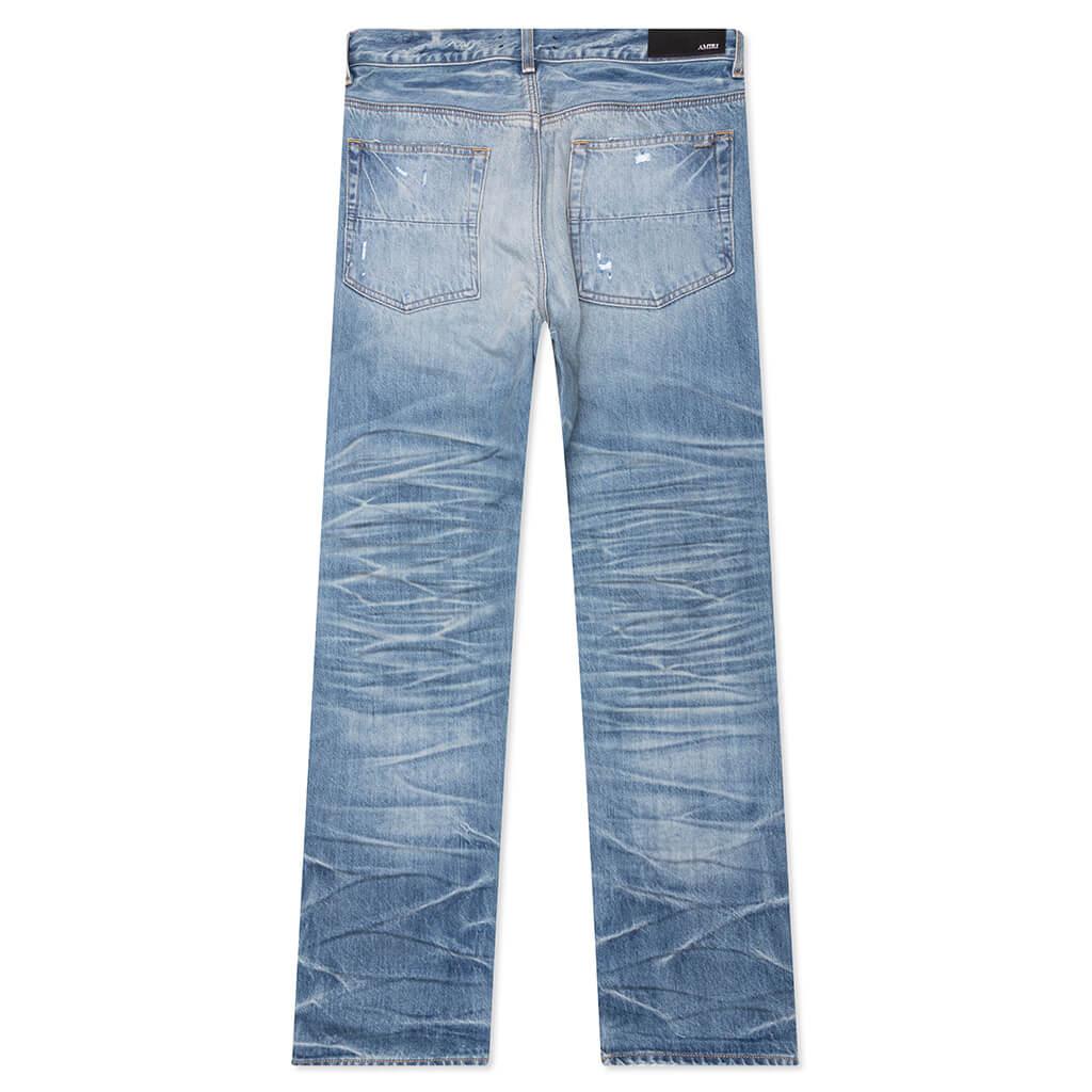 Pleated Denim Straight MX1 Jean - Honeycomb Indigo Male Product Image