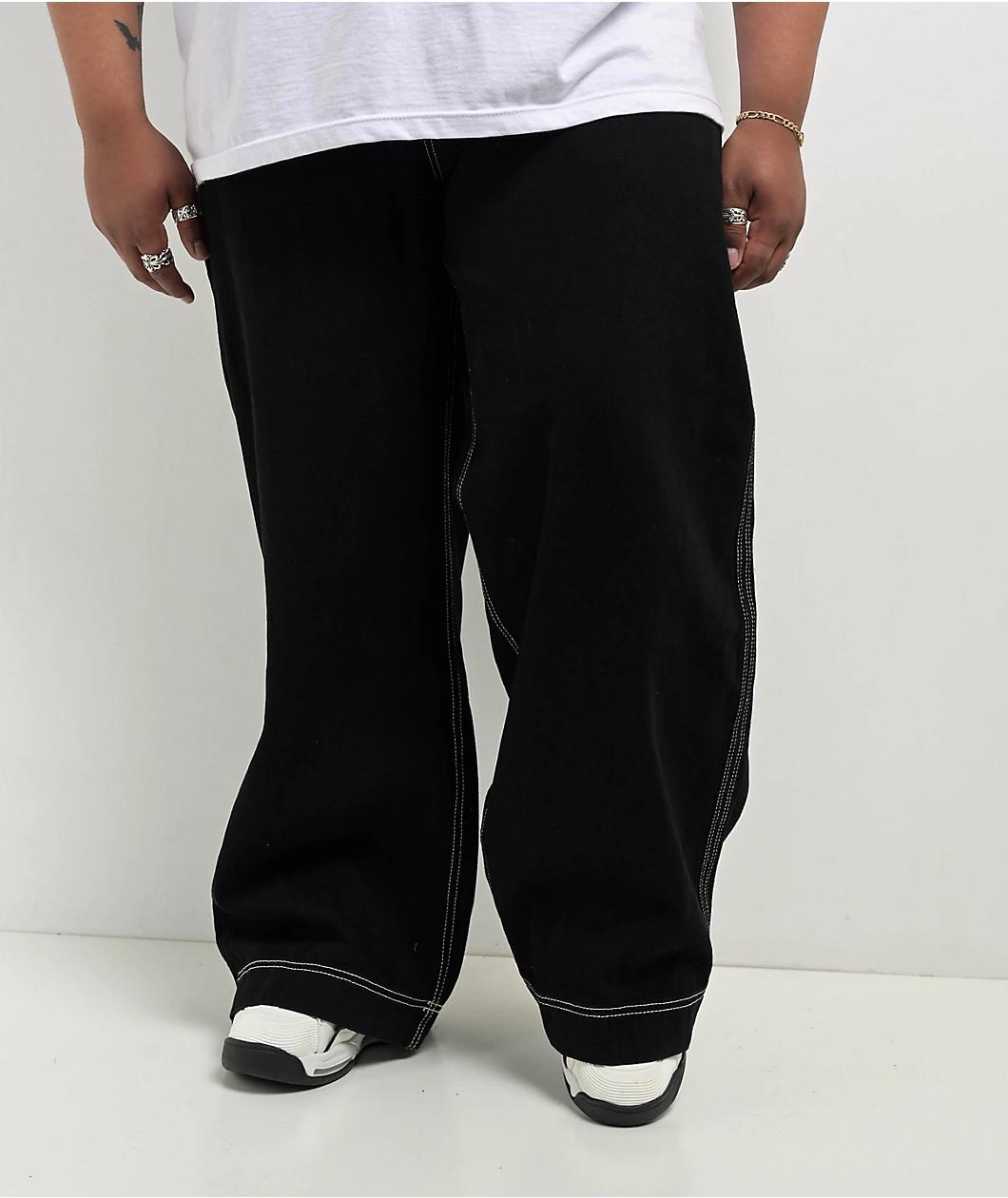 Empyre Brown Wash Ultra Loose Skate Jeans Product Image