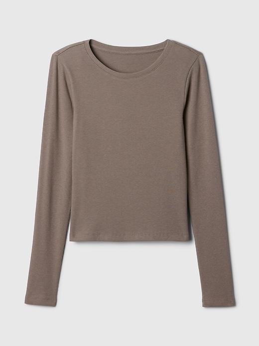 Modern Rib Crop T-Shirt Product Image