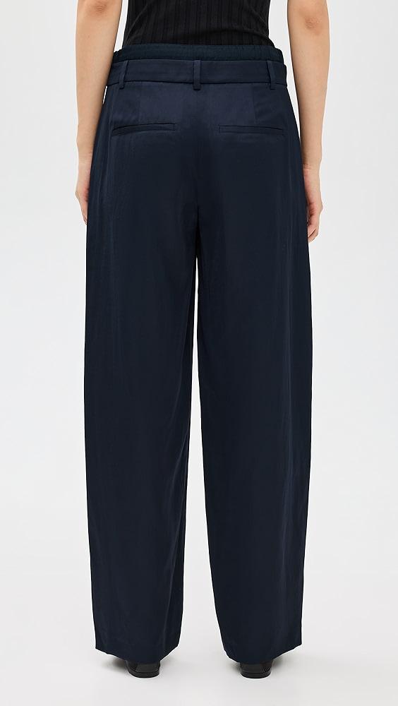 Vince Mid Rise Double Waistband Drawstring Pants | Shopbop Product Image