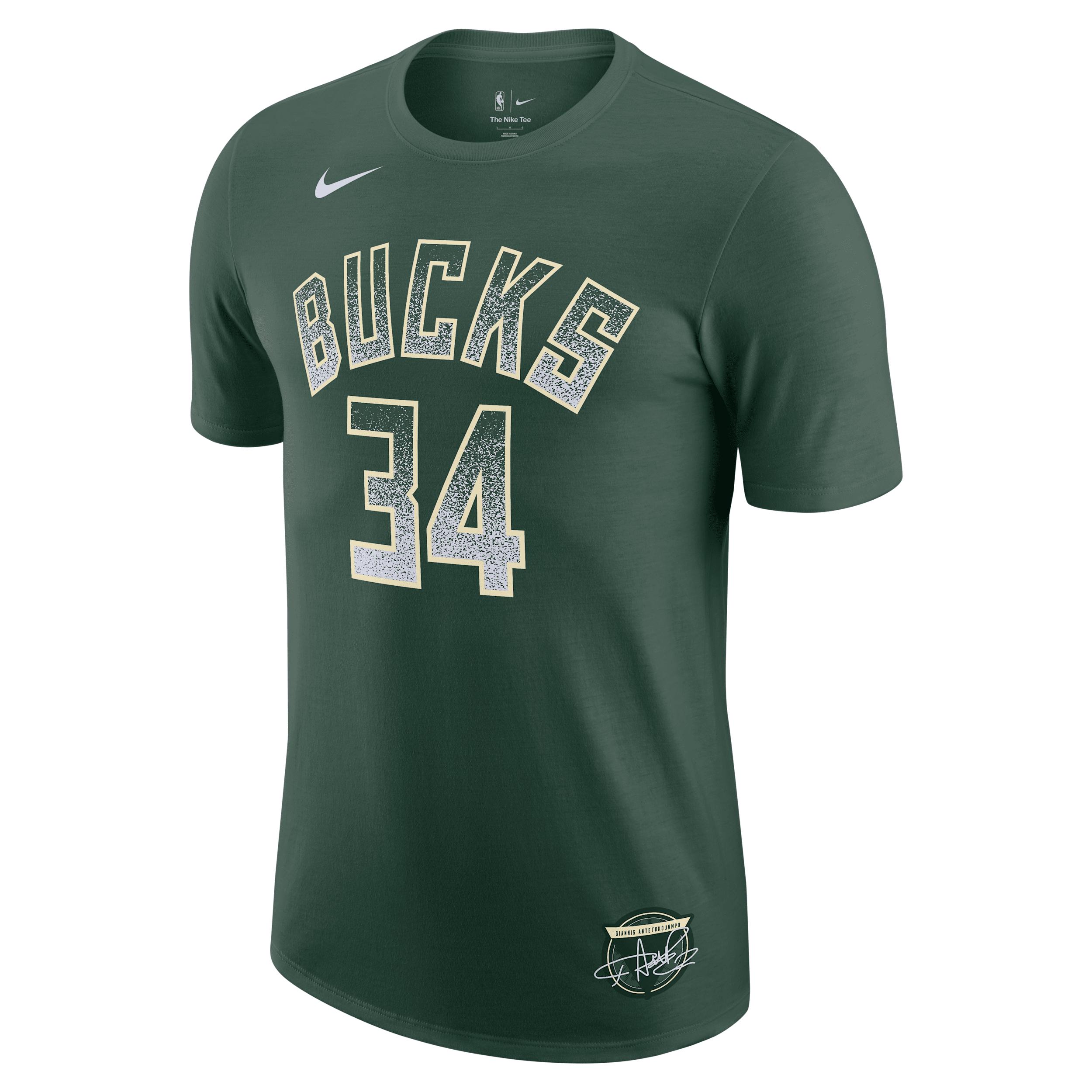 Giannis Antetokounmpo Milwaukee Bucks Select Series Nike Mens NBA T-Shirt | HQ1320-323 Product Image