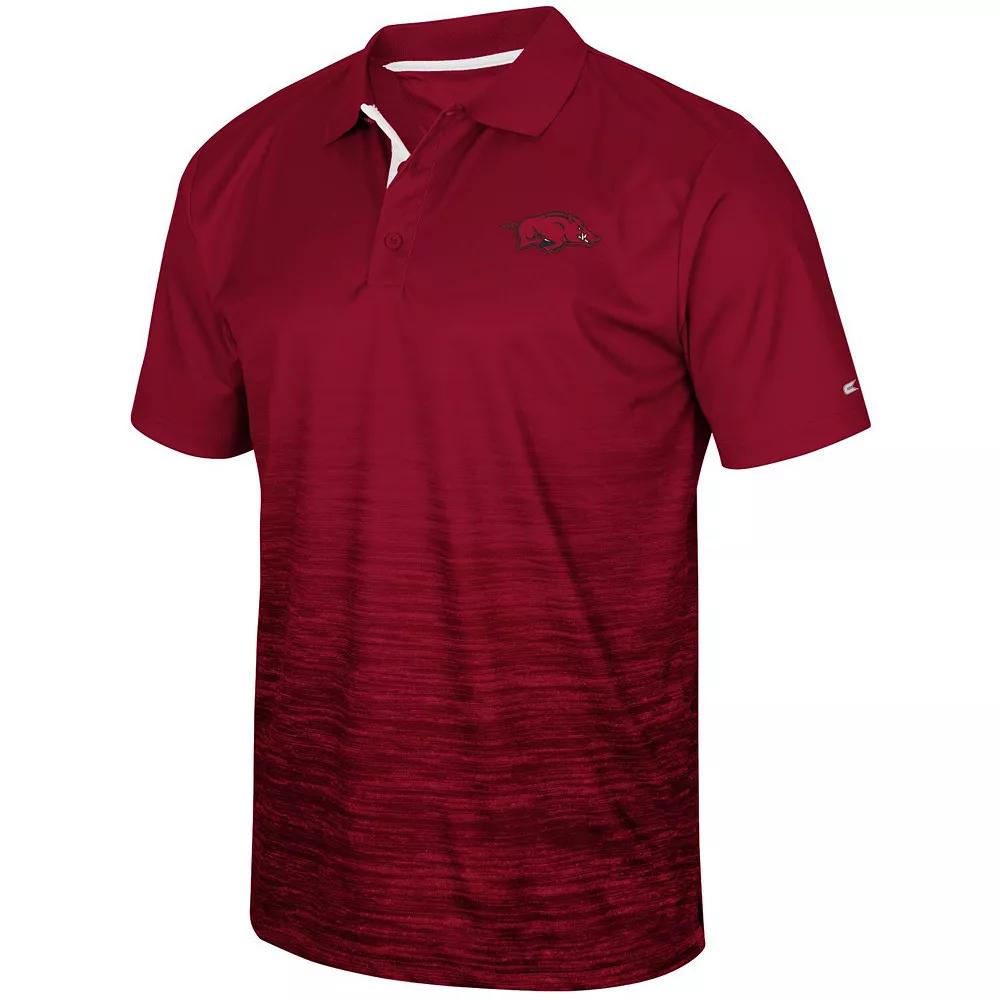 Men's Colosseum Cardinal Arkansas Razorbacks Marshall Polo, Size: Large, Red Product Image