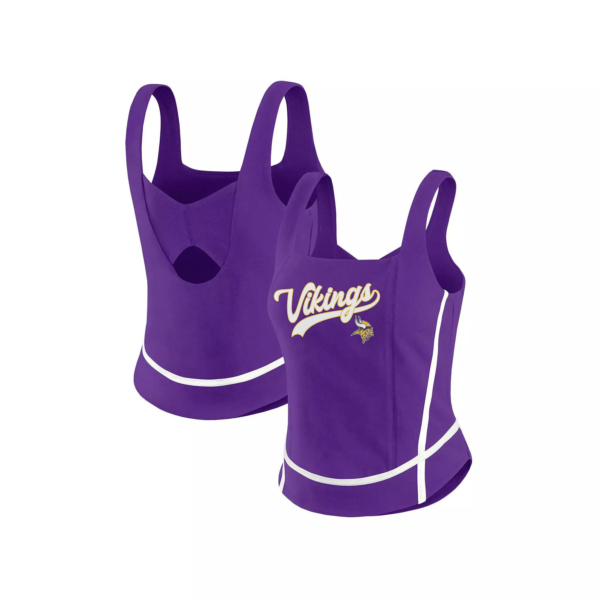 Women's WEAR by Erin Andrews Black Cincinnati Bengals Square Neck Tank Top,  Product Image